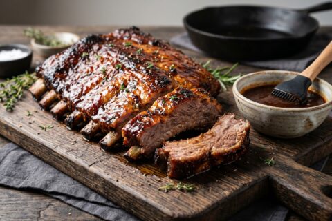 Carne que se desprende sola del hueso: cómo preparar costillas de cerdo en un horno convencional