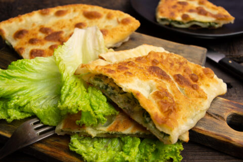 Khachapuri de masa sin levadura