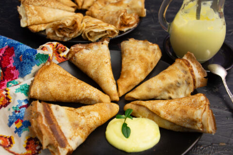 Salsa de vainilla para crepas