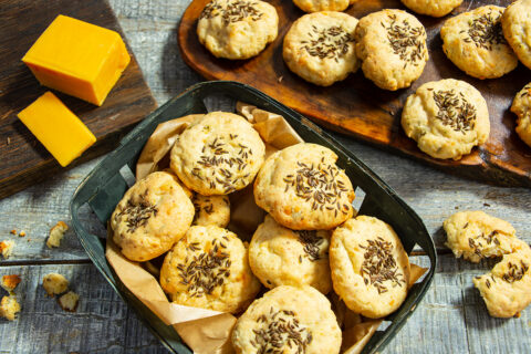 Galletas de requesón y queso